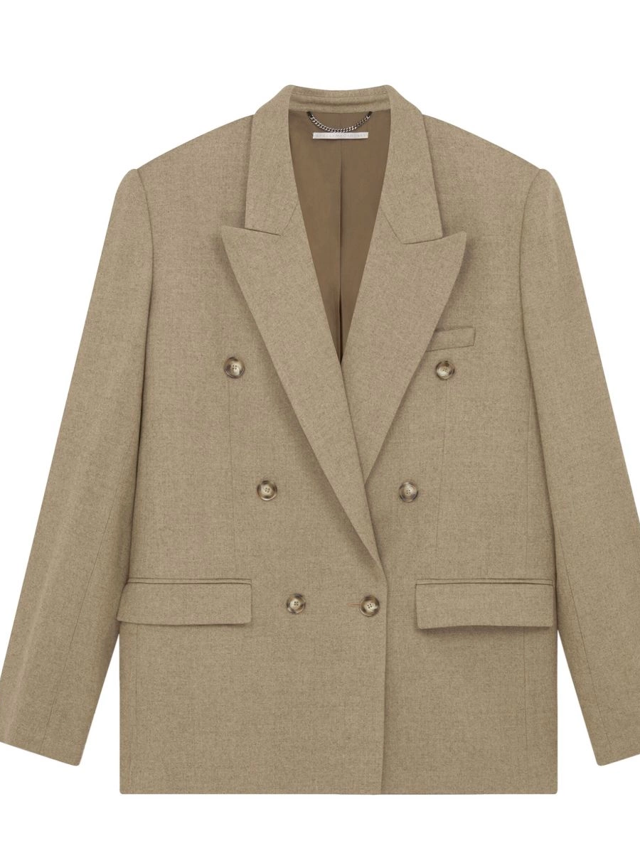 Cheap double-breasted blazer flannel Women Stella McCartney 0725